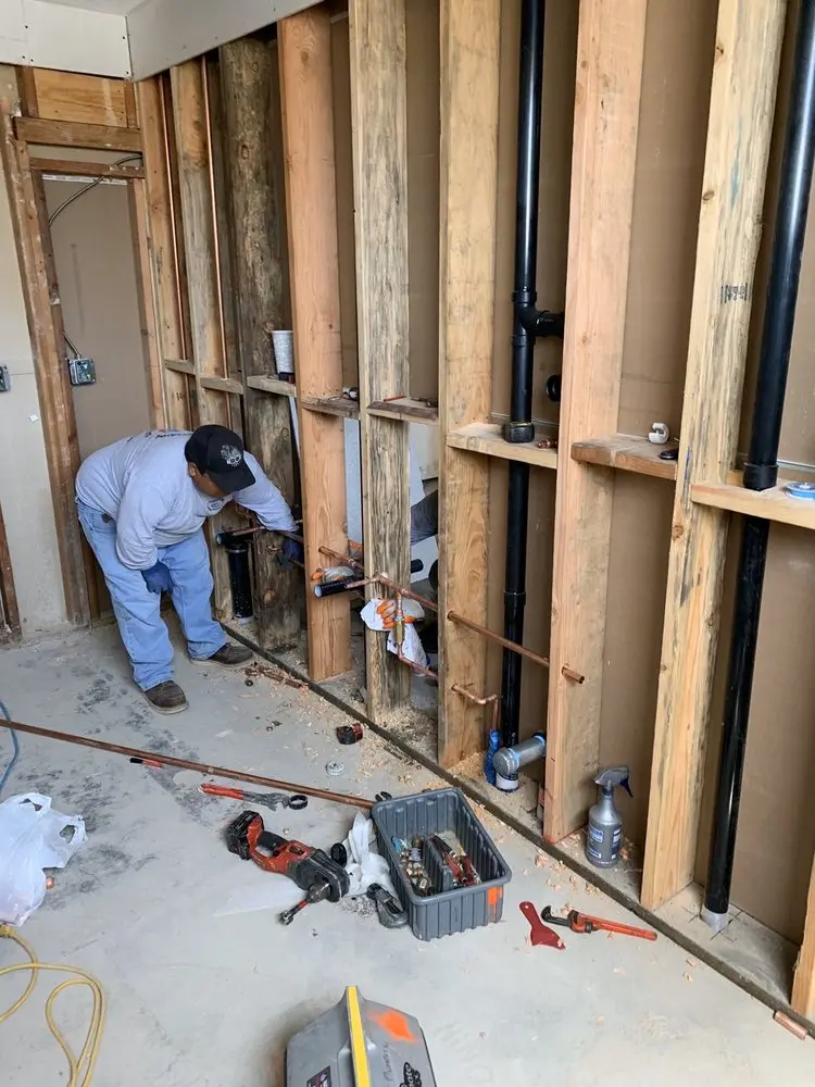Commercial rough-in plumbing for Gas Line Repair in Saienni Farms